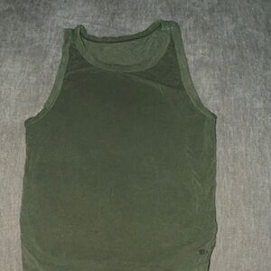 American Eagle Green Sleeveless Tank Top